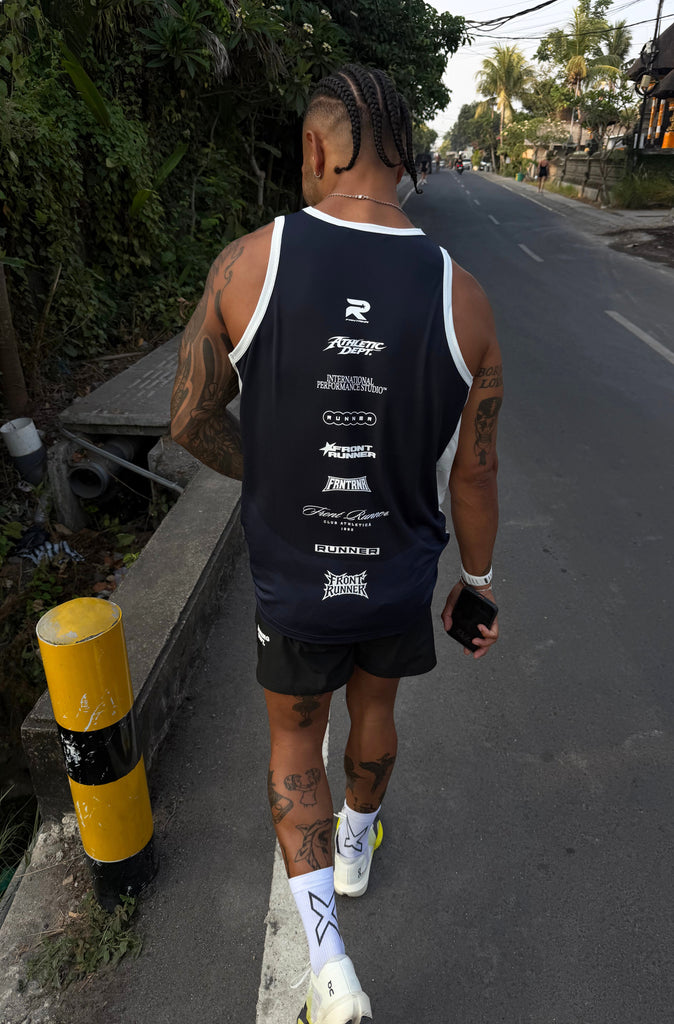 FR Performance Panel Singlet Navy