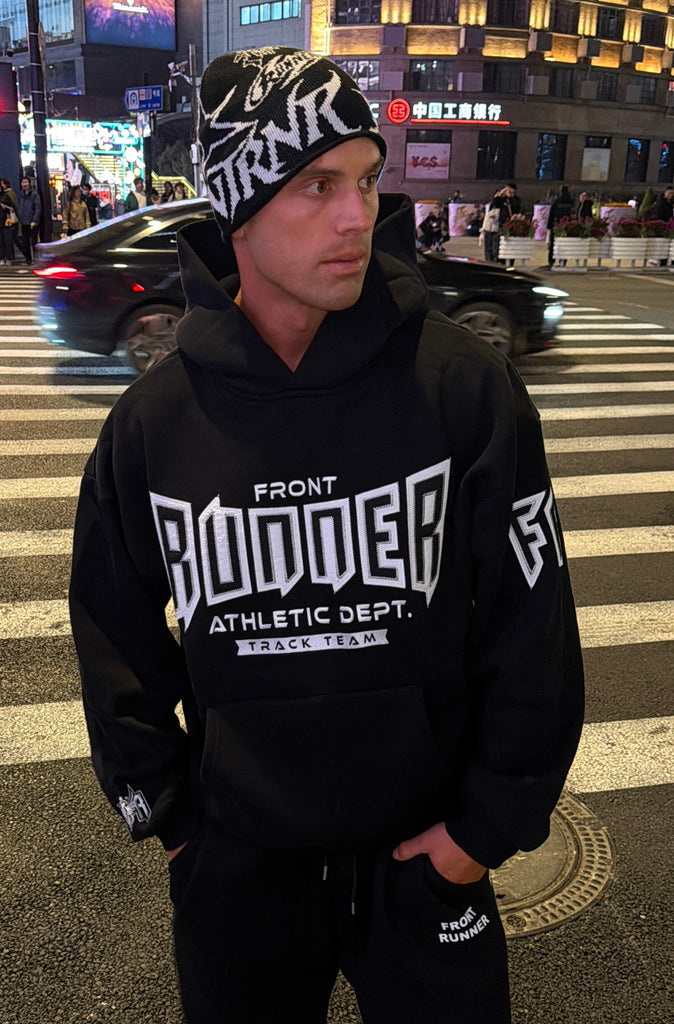 Runner Remix Skull Beanie Black