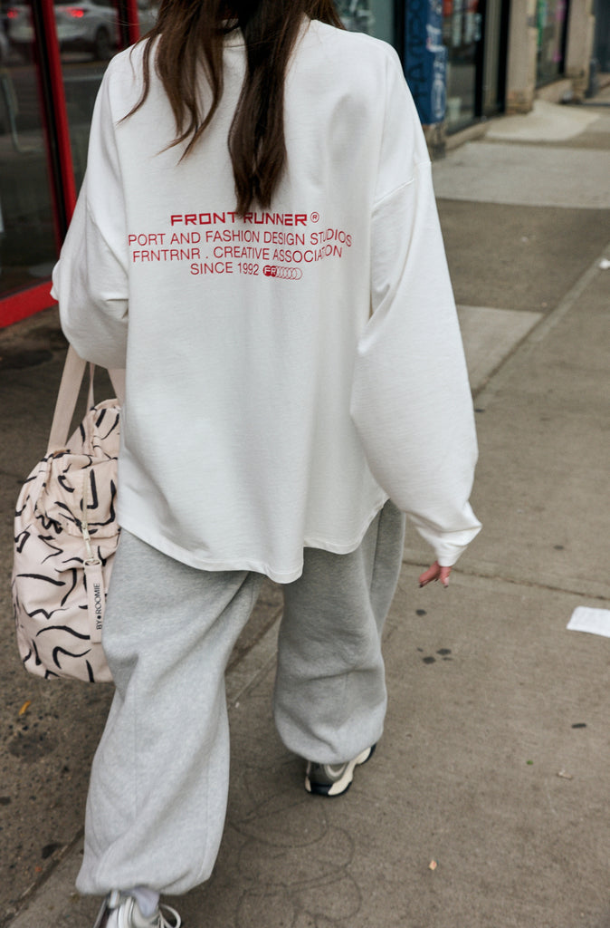 Studio L/S Tee White