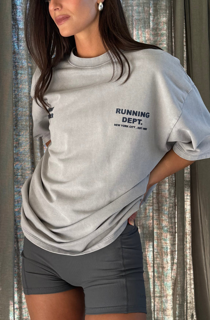 Running Dept Tee - Concrete Midnight