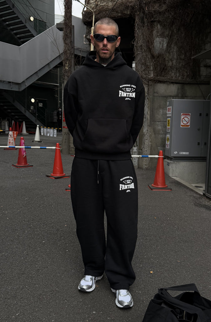 FRNTRNR ESTD Hoodie Black