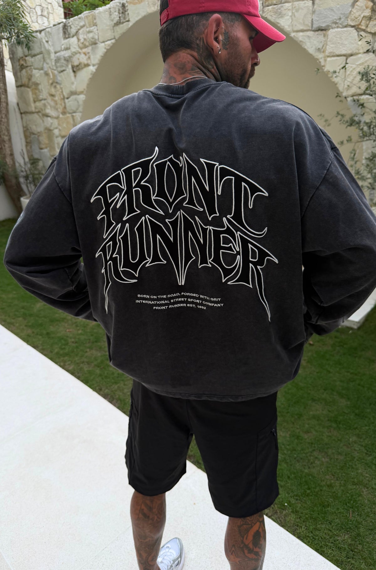 Ashline L/S Tee - Washed Black - Hover