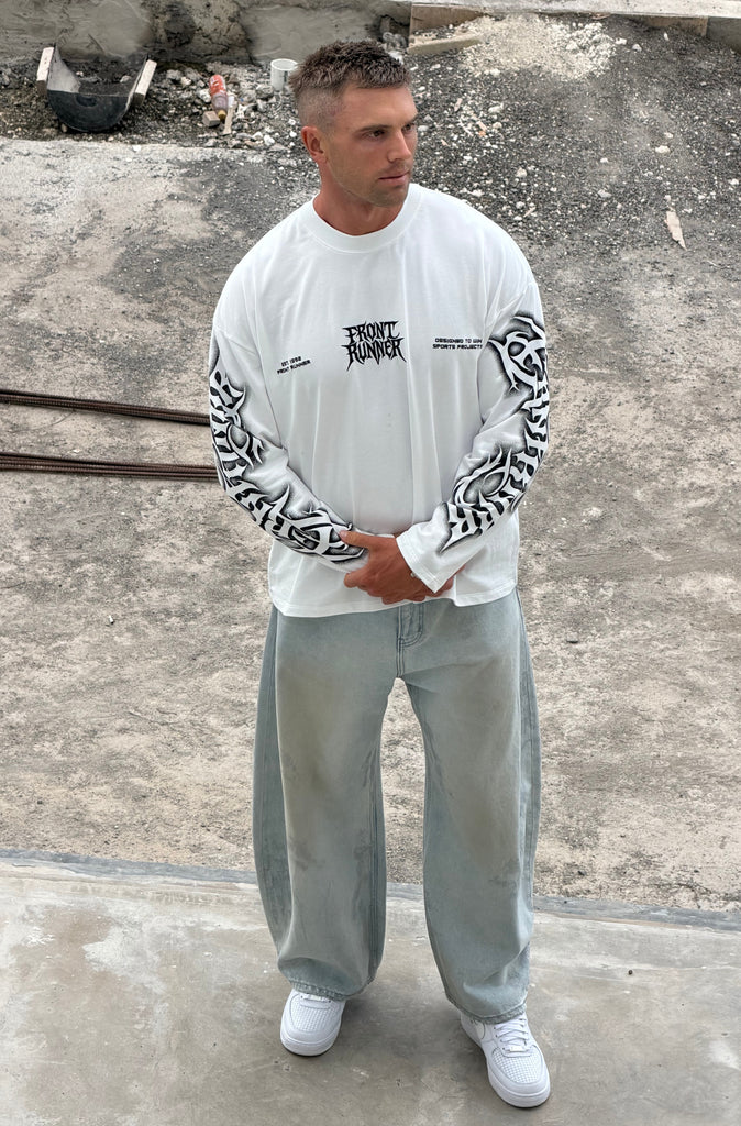 Ashline L/S Tee White
