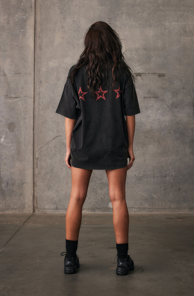 Rodeo Tee - Washed Black