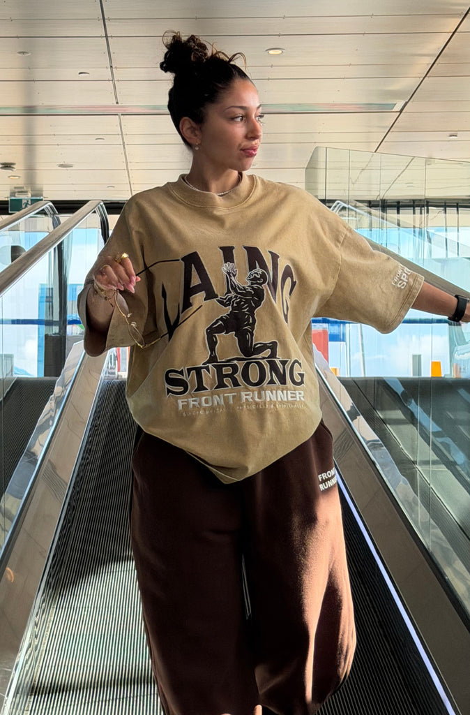 Strongman Legacy Tee Tan Wash