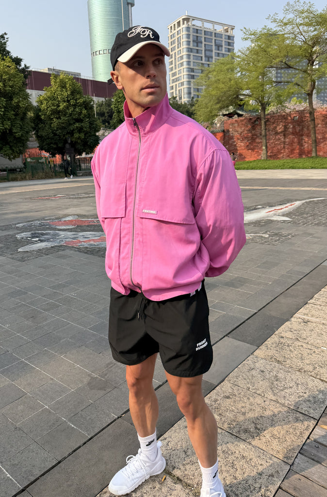 Fracture Bomber Jacket Bubblegum