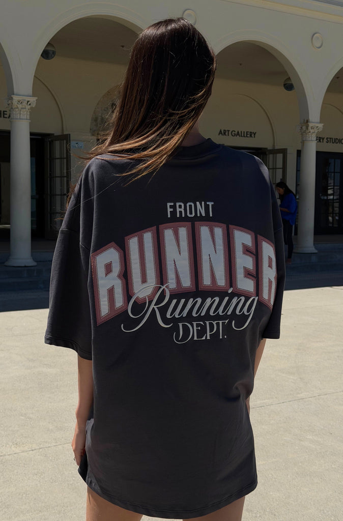 Classic Running Dept Tee Charcoal [women]