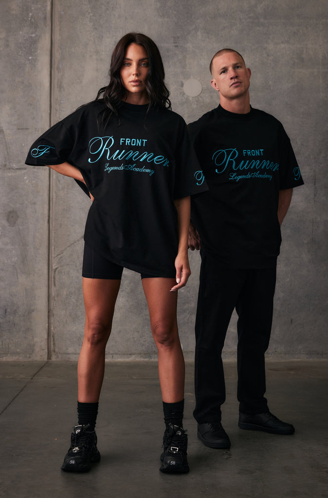 LA Tee - Black & Teal