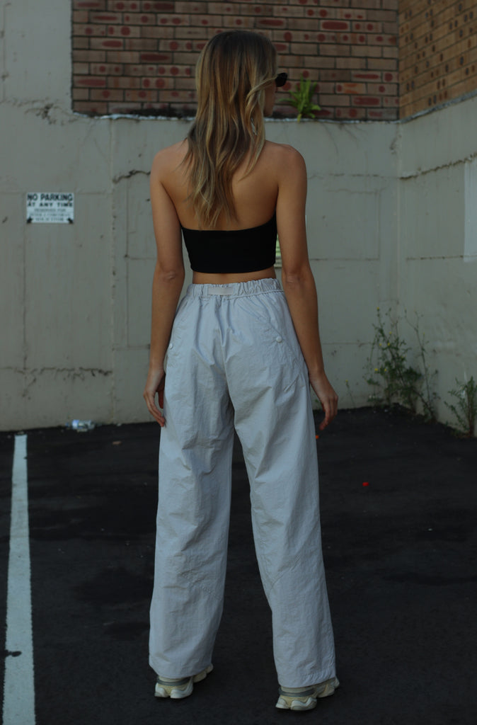 FR Wide Leg Tech Pant - Smoke