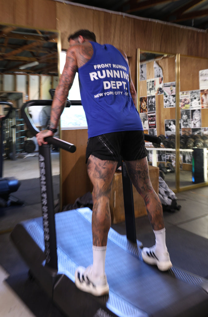 Running Dept Tech Singlet - Cobalt