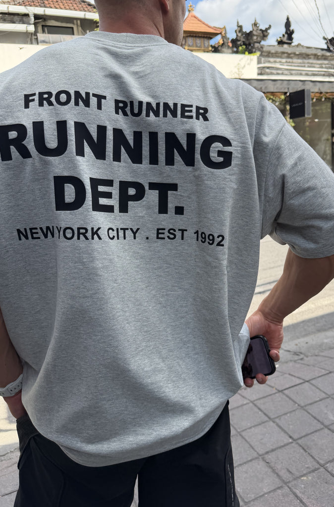 Running Dept Tee Grey Marle