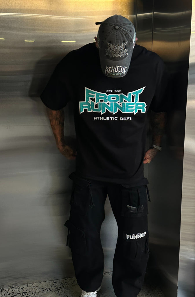 Signal Tee - Black Tiffany