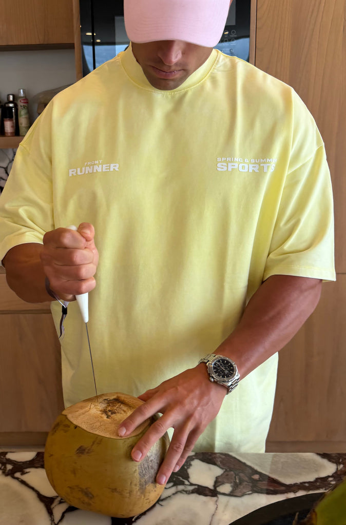 SS Sport Tee Lemon [men]