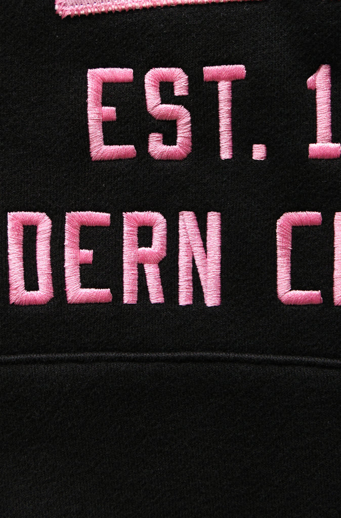 Classic Front Hoodie Black Candy