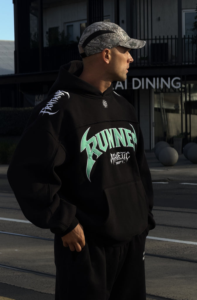 Vortex Hoodie Black Tiffany