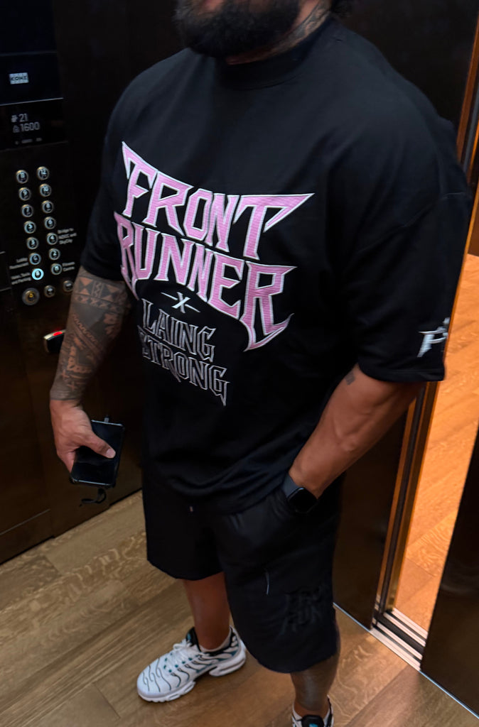 Lead the Charge Tee - Black Bubblegum