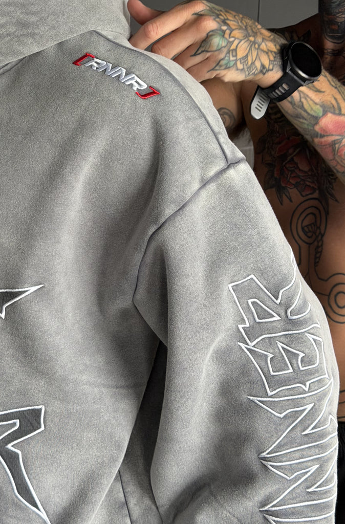 Offset Hoodie Concrete