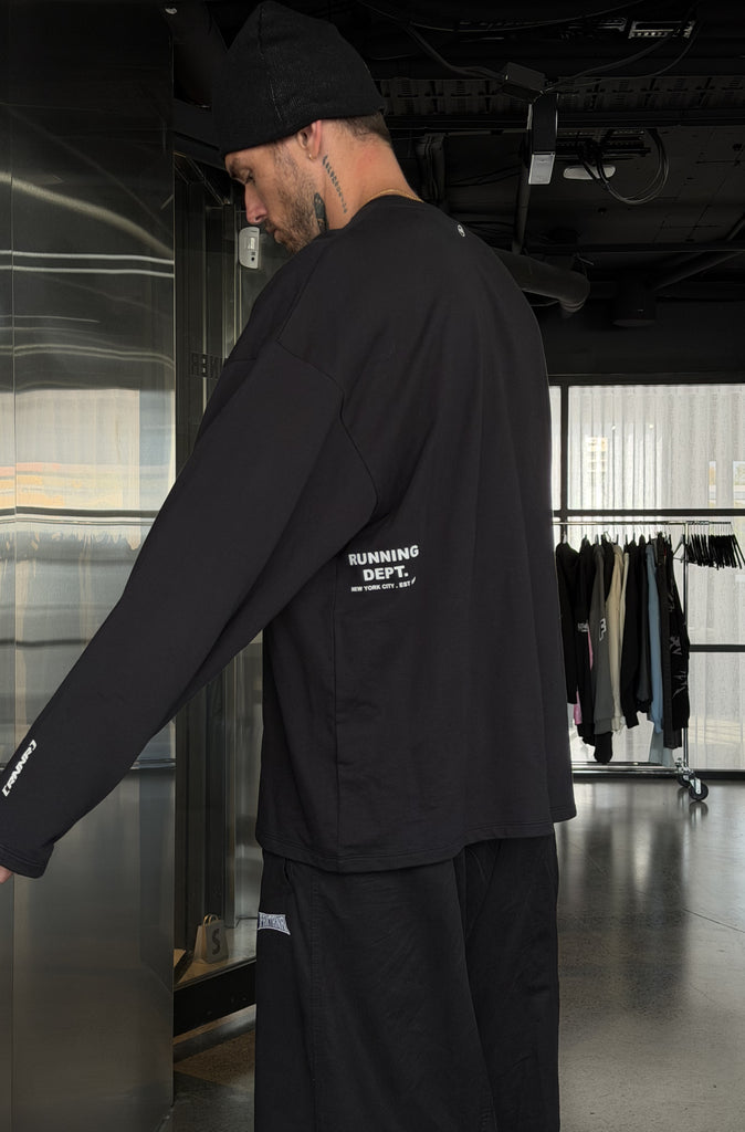 FRNTRNR L/S Tee Black