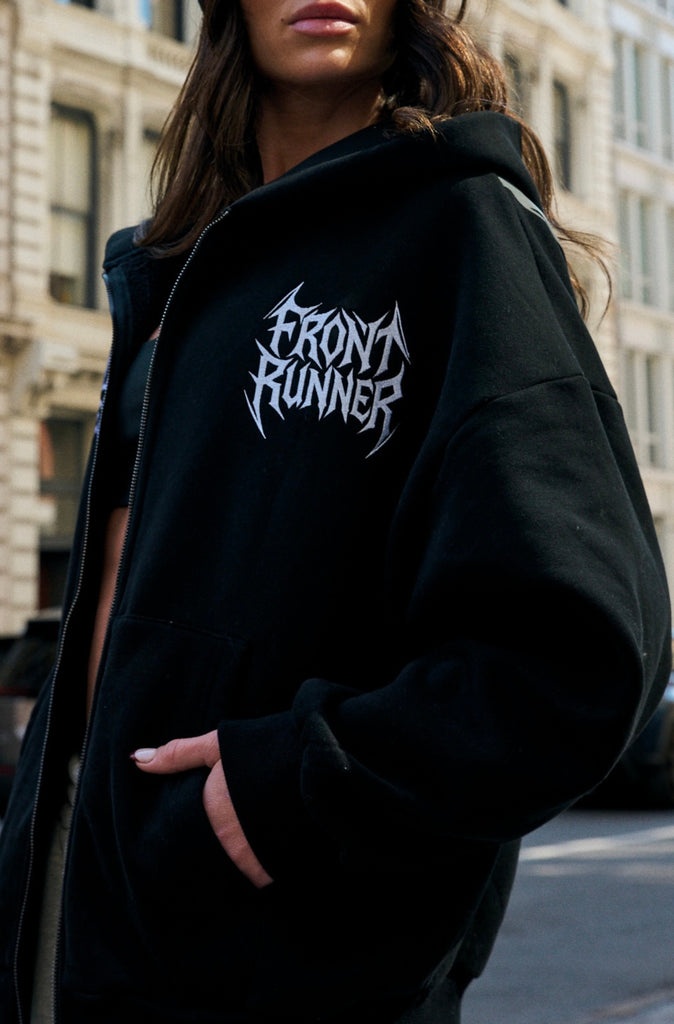 Sigil Zip Hoodie Black