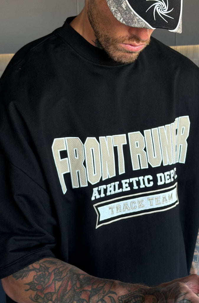 Athletic Department Tee Black/Malt [men]