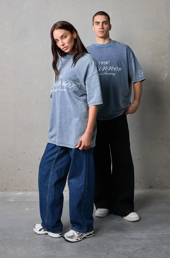 Legends Academy Tee - Denim Wash