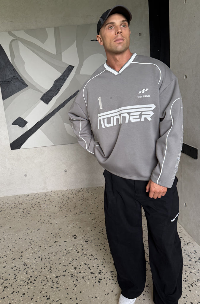 Striker L/S Jersey Grey