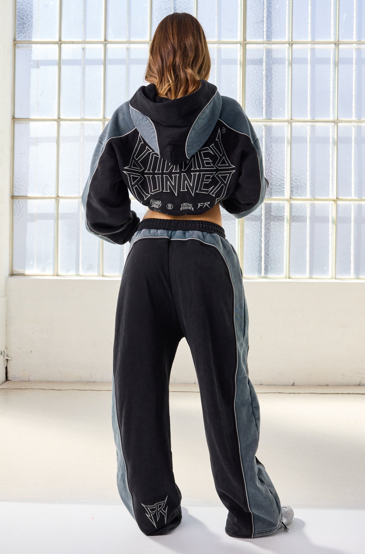 2 Tone Barrel Pant Washed Black [women]