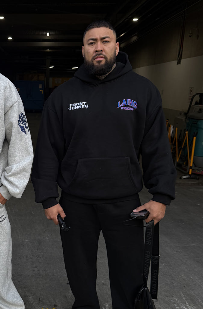 Strongman Legacy Hoodie Black Pop