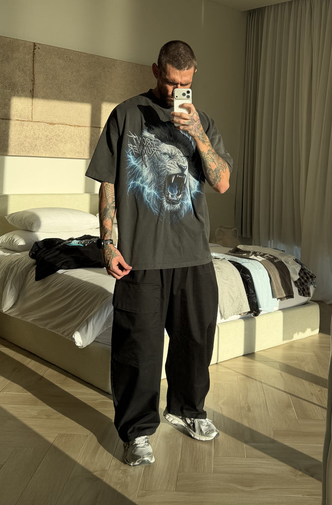Mane Tee Vintage Black