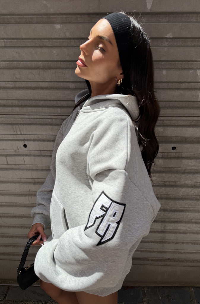 Razor Zip Hoodie Grey Marle [women]