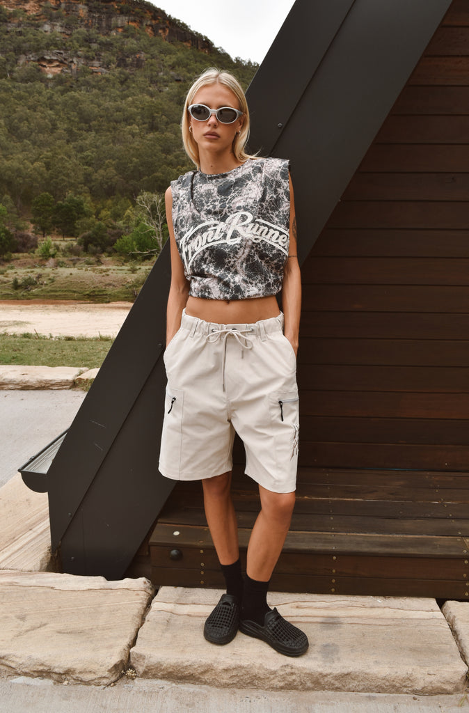 Onyx Cargo Short Stone