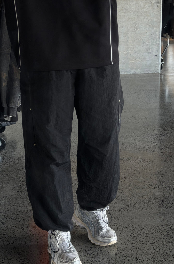 FR Wide Leg Tech Pant - Black