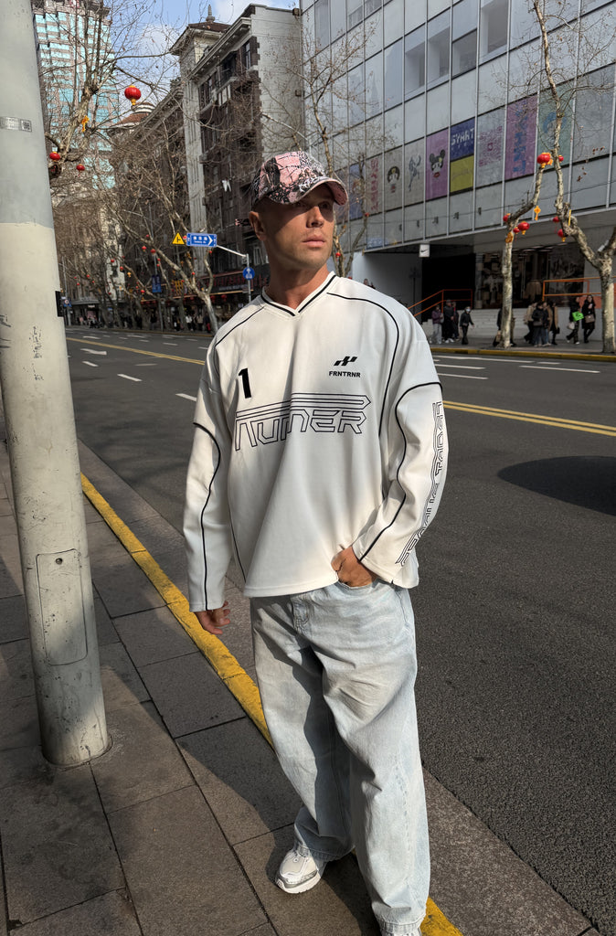 Striker L/S Jersey White [men]