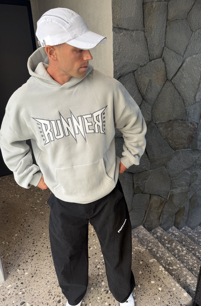 FRNTRNR Bolt Hoodie Grey