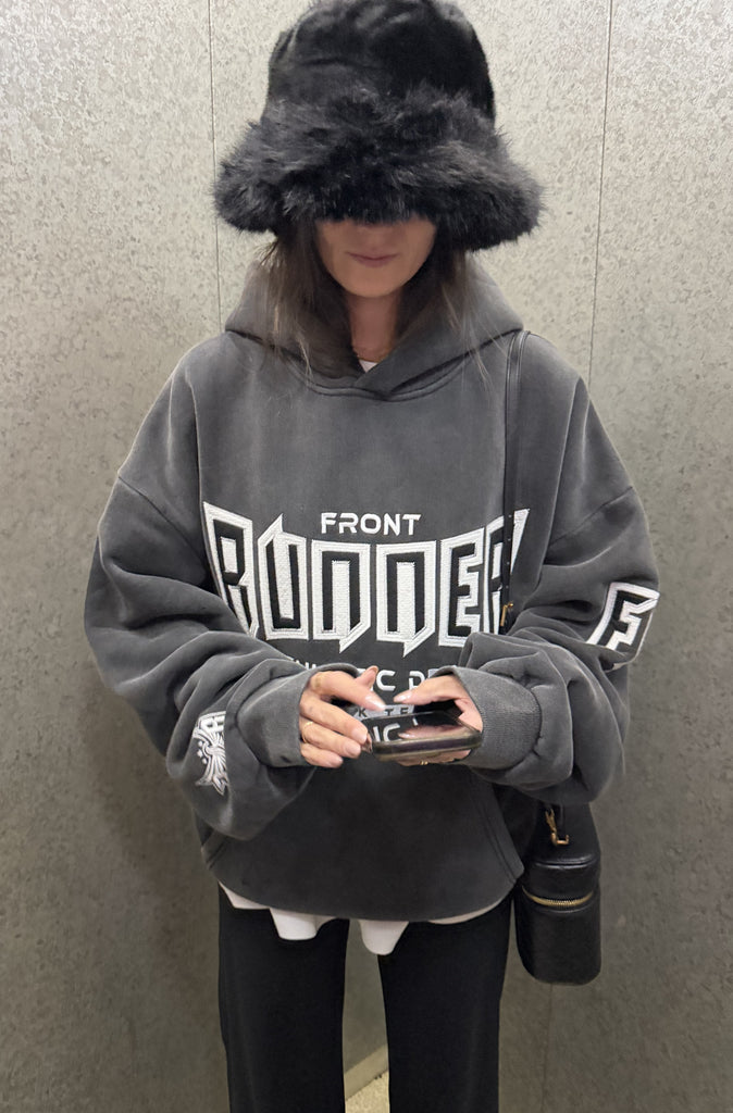 Viper Dept Hoodie Washed Black