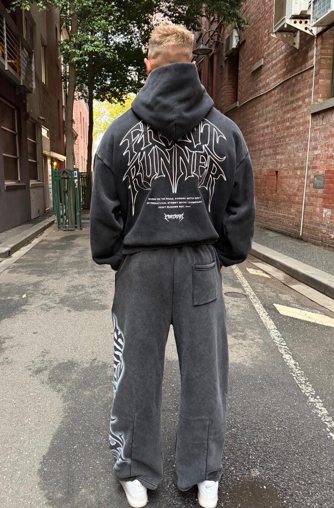 Ashline Hoodie Washed Black