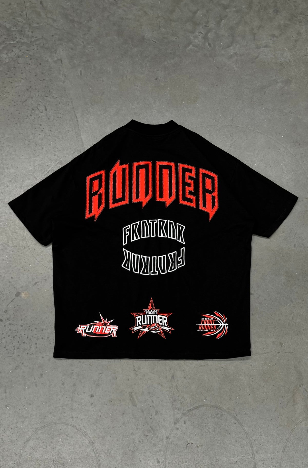 FRNTRNR Academy Tee - Black Fire - Hover
