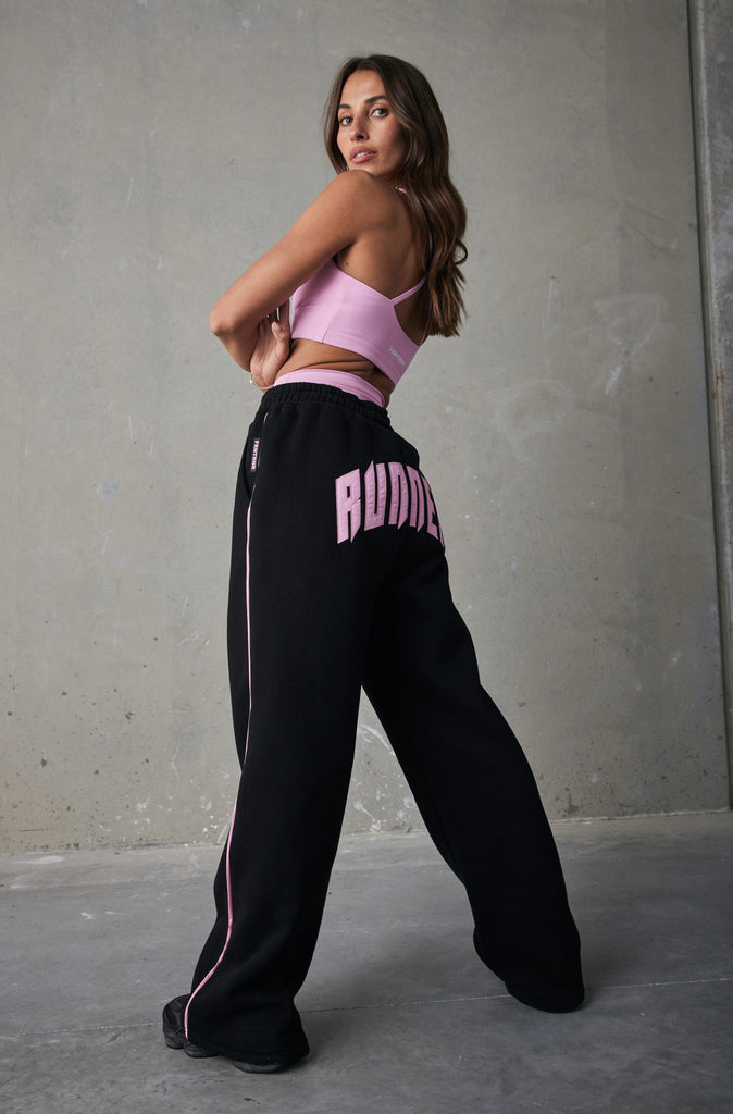 FRNTRNR Wide Leg Sweatpant - Black
