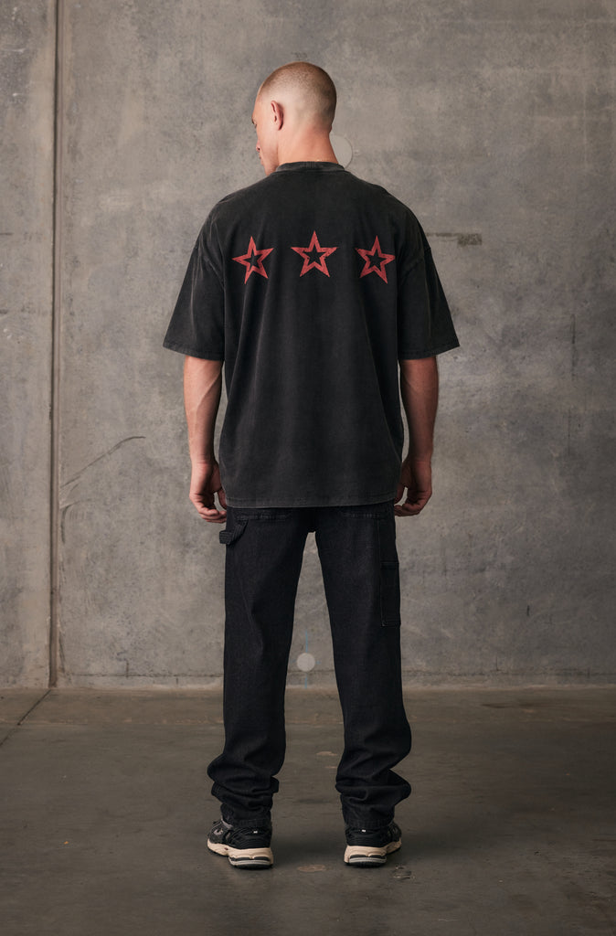 Rodeo Tee - Washed Black