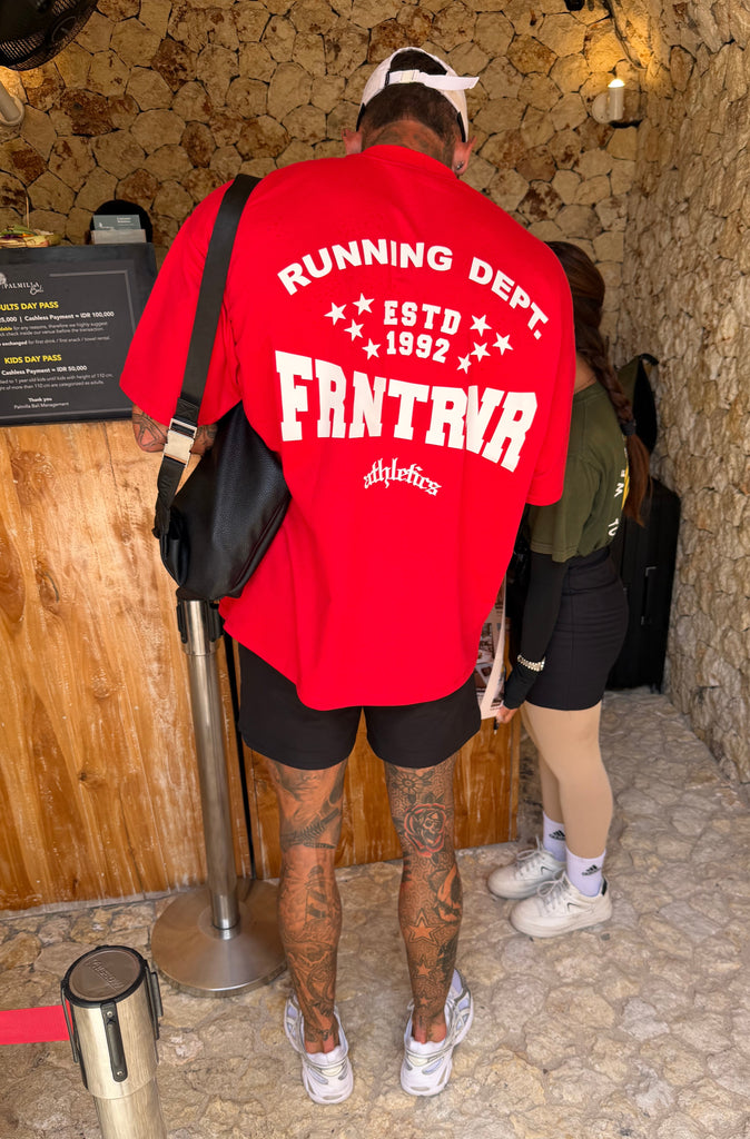 FRNTRNR ESTD Tee Cherry [men]