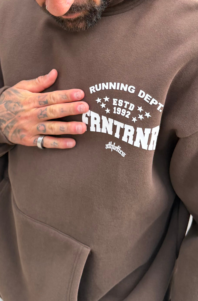 FRNTRNR ESTD Hoodie Mocha