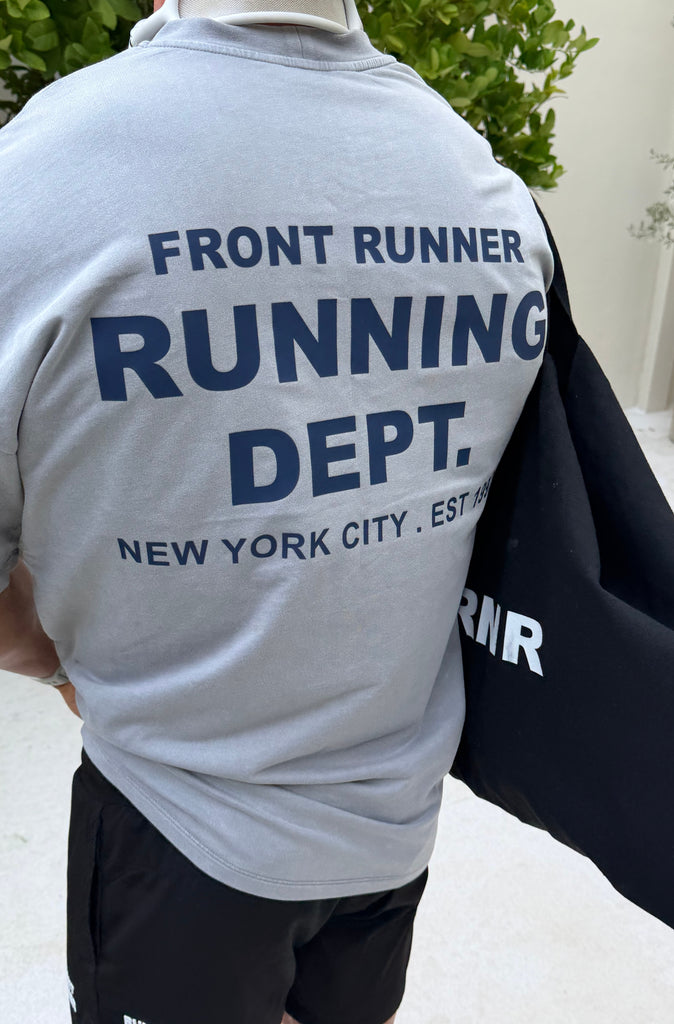 Running Dept Tee - Concrete Midnight