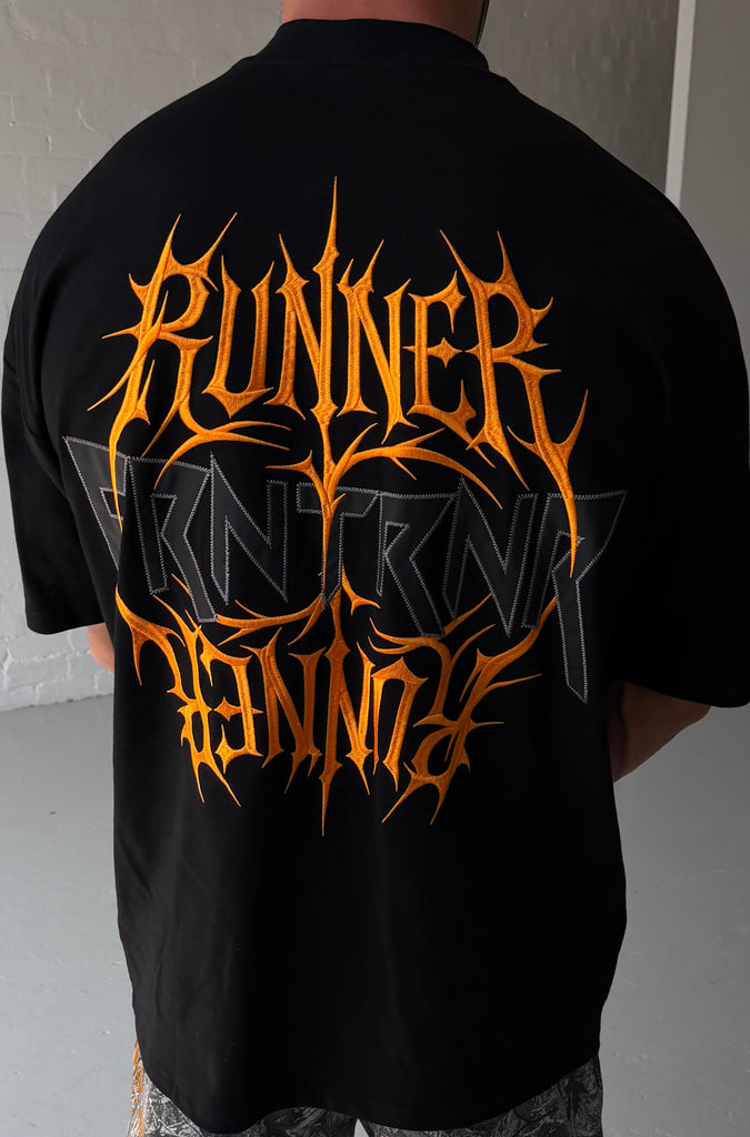 Nightburn Tee - Black Mandarin
