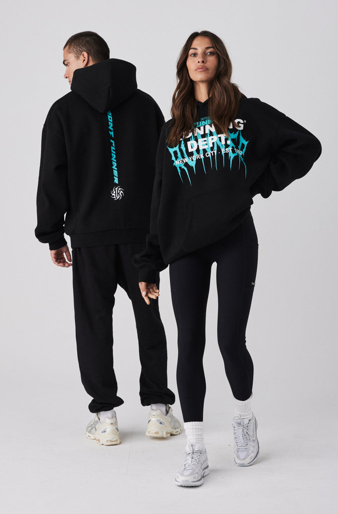 Tribal Dept Hoodie - Black Tiffany