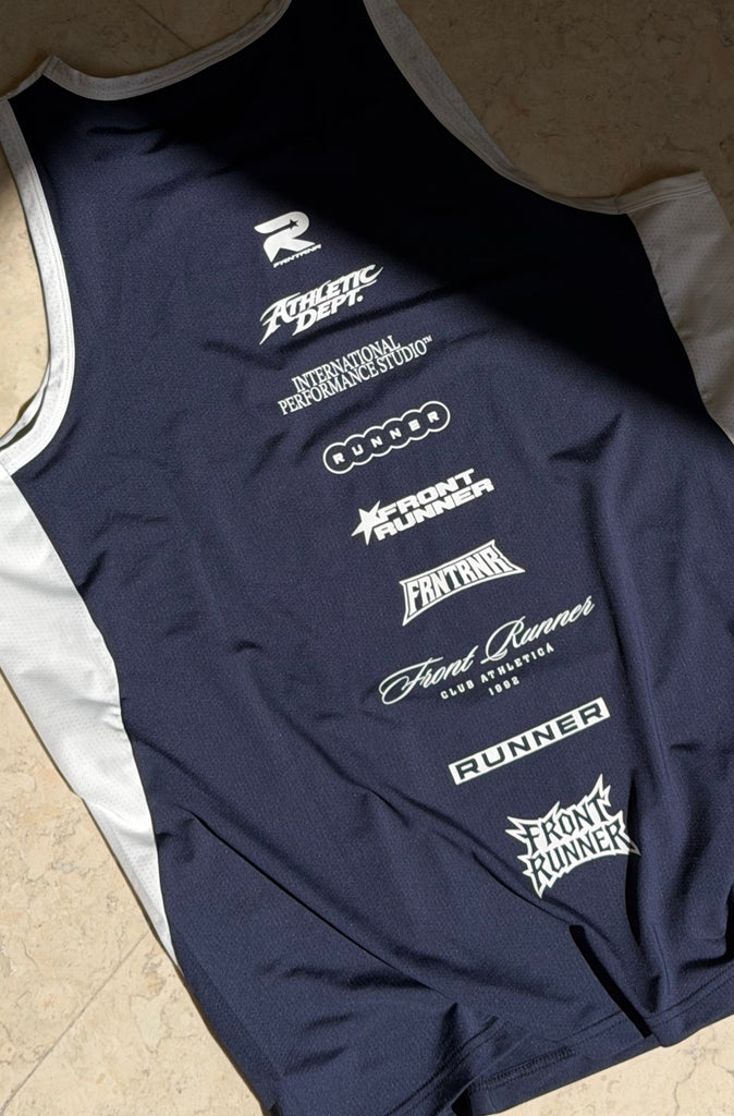 FR Performance Panel Singlet Navy