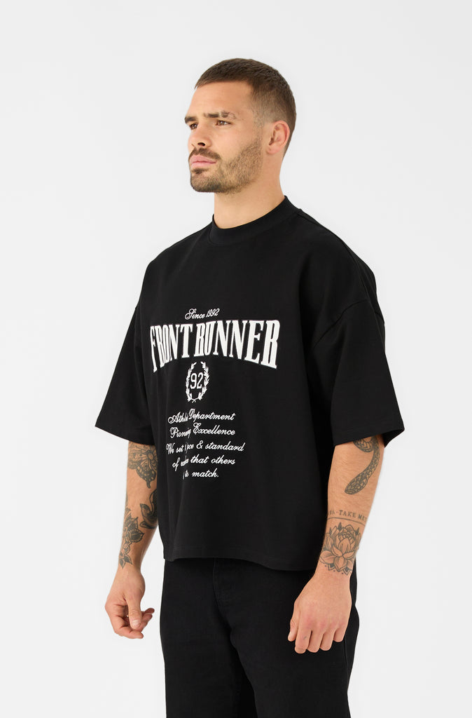 Excellence Boxy Tee - Black