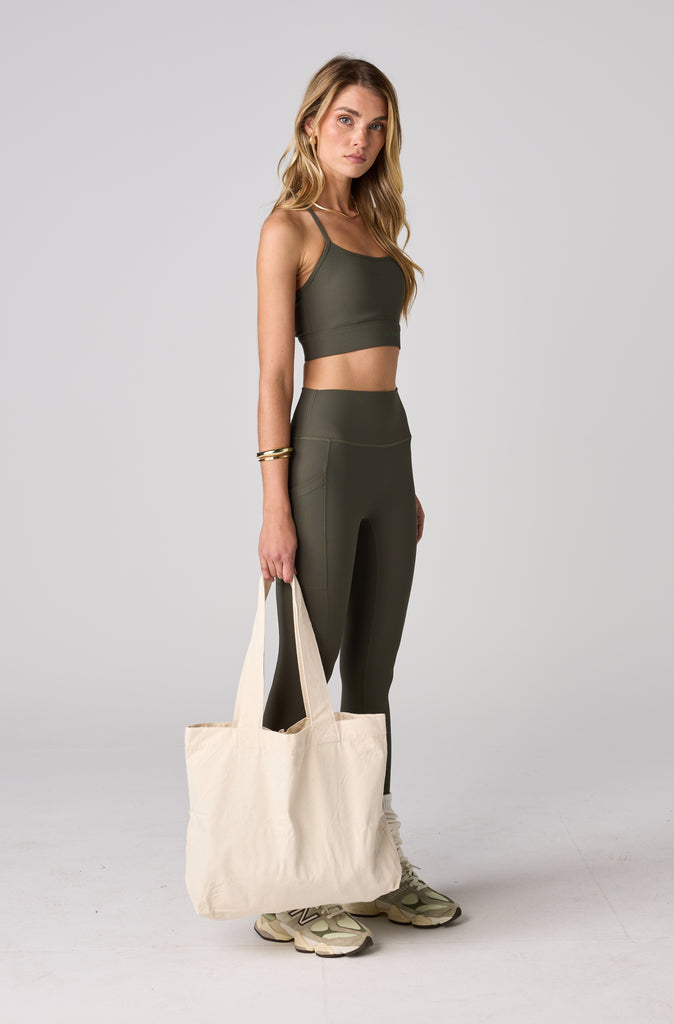 FRNTRNR T-Bar Crop - Khaki