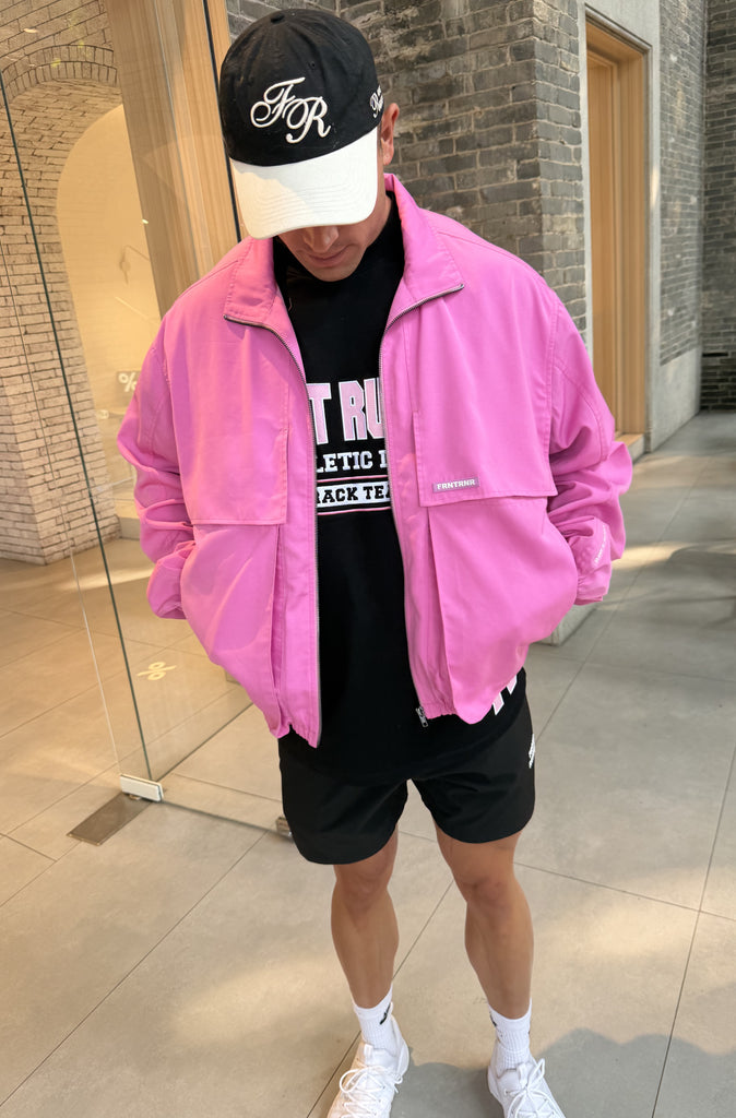 Fracture Bomber Jacket Bubblegum