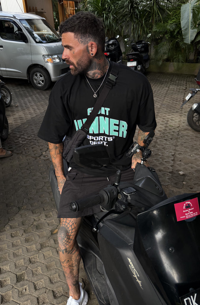 Sports Dept Tee Black Tiffany [men]