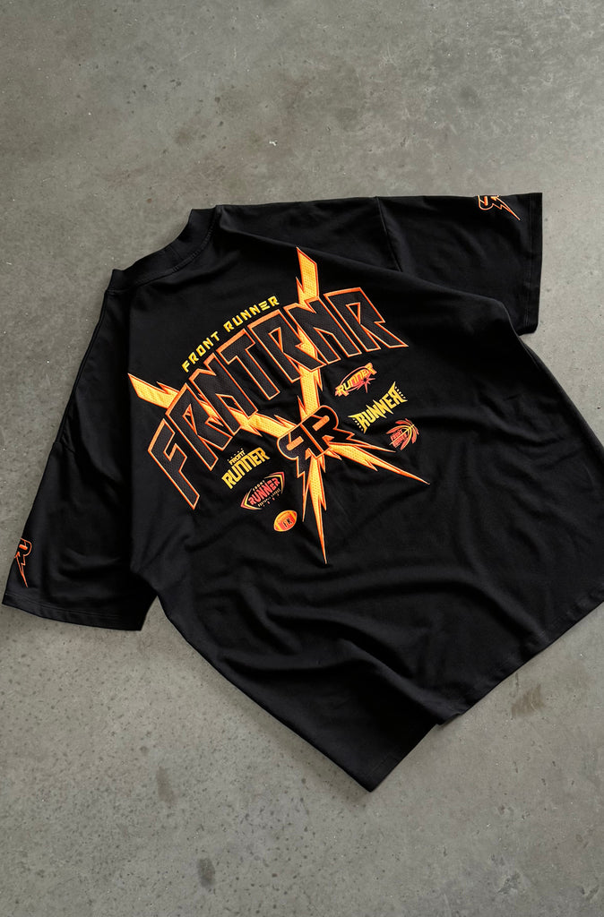 Bolt Tee - Black Fire